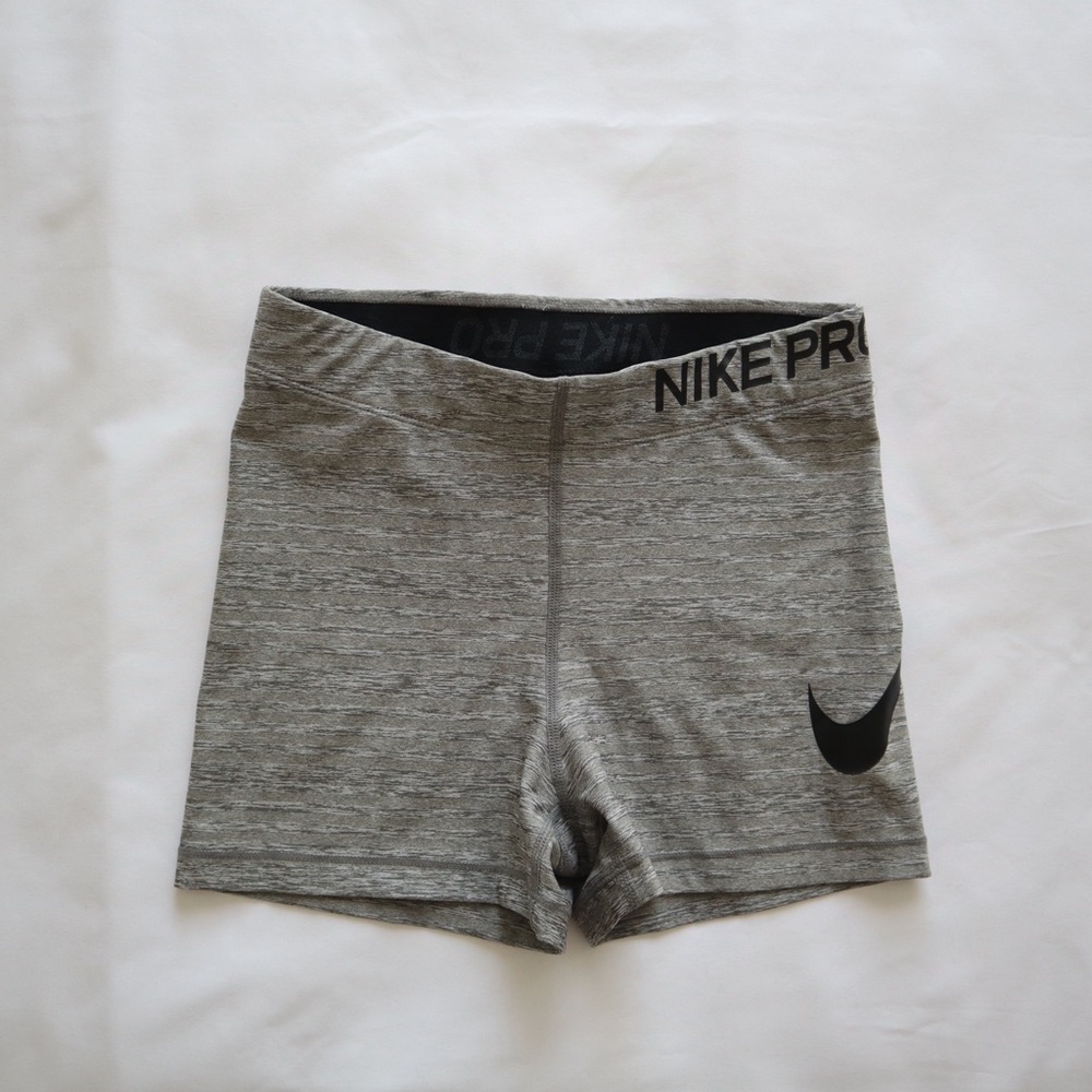 Nike Pro Gray Spandex Shorts
